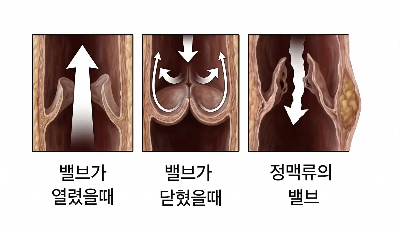 벨브가 열렸을때